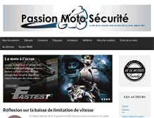 Tablet Screenshot of moto-securite.fr